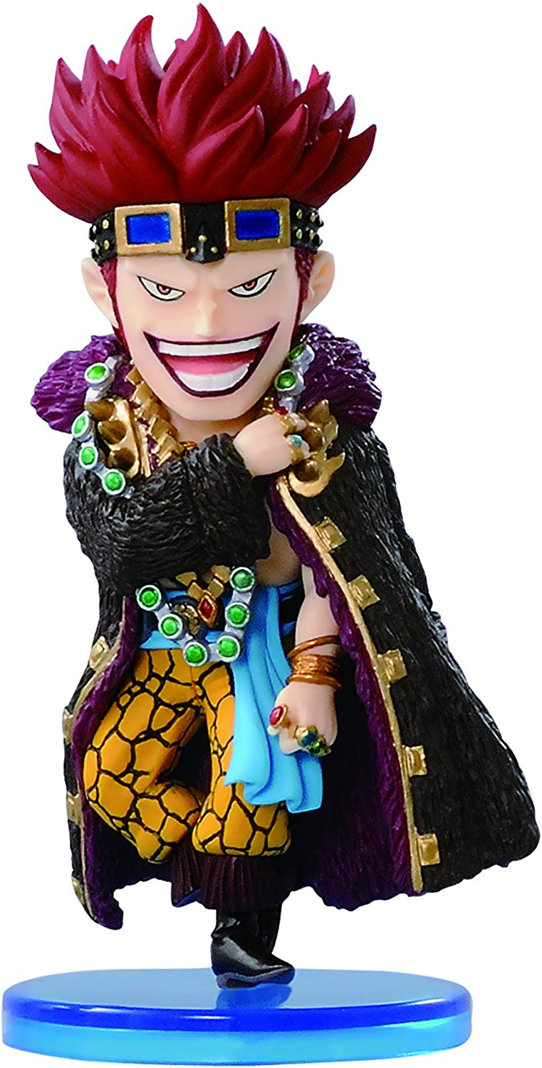 Banpresto One Piece Eustrass Kidd Mini World 2.5 inch Collectible Action Figure