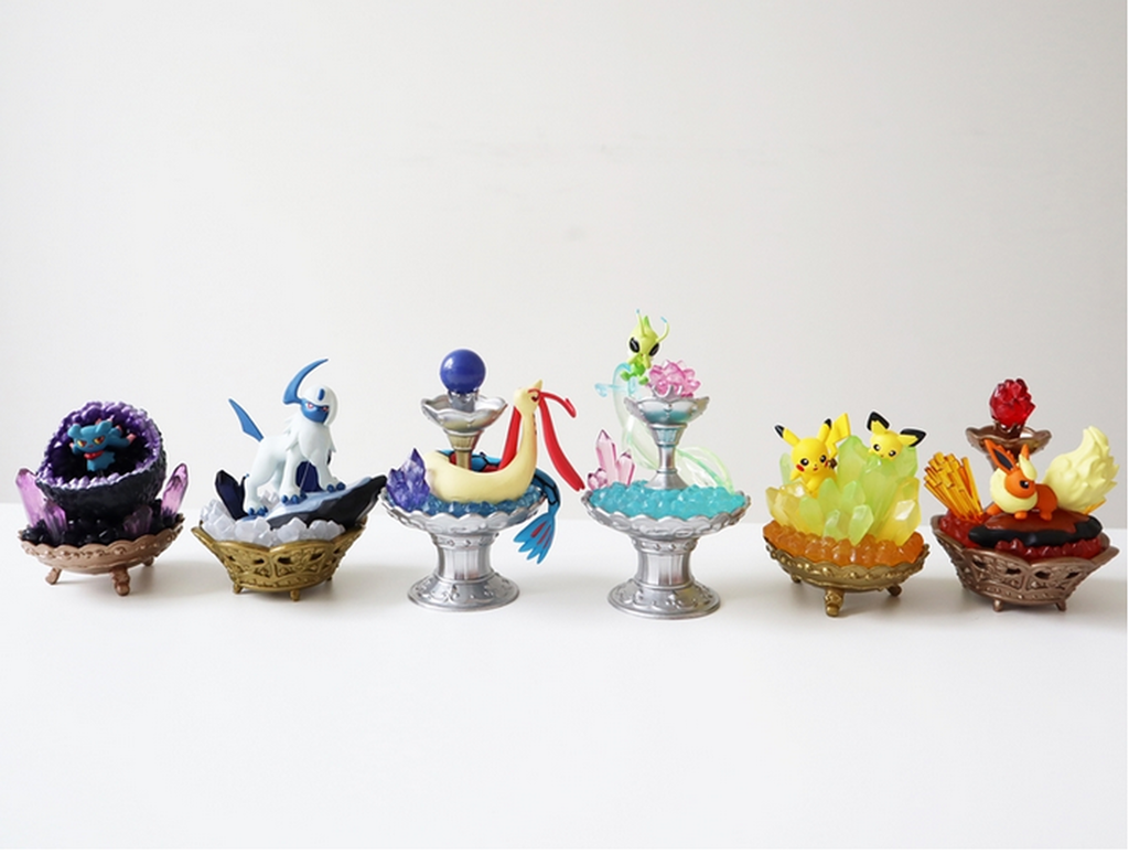 Re-Ment Pokemon Gemstone Collection Assortment Trading Figures Box Set of 6