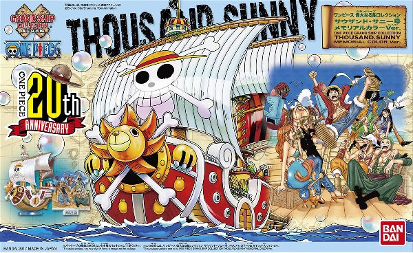 Bandai One Piece Grand Ship Collection Thousand Sunny Memorial Color Ver. Model Kit