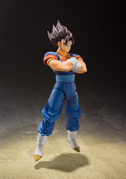 S.H. Figuarts Dragon Ball Super Super Saiyan God Super Saiyan Vegito Blue Action Figure SDCC 2018 Ver. Exclusive