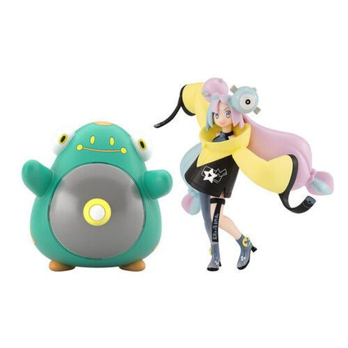 Bandai Pokemon Scale World Paldea Region Iono and Bellibolt (Nanjyamo and Harabarie) 2-Pack Trading Figure Set