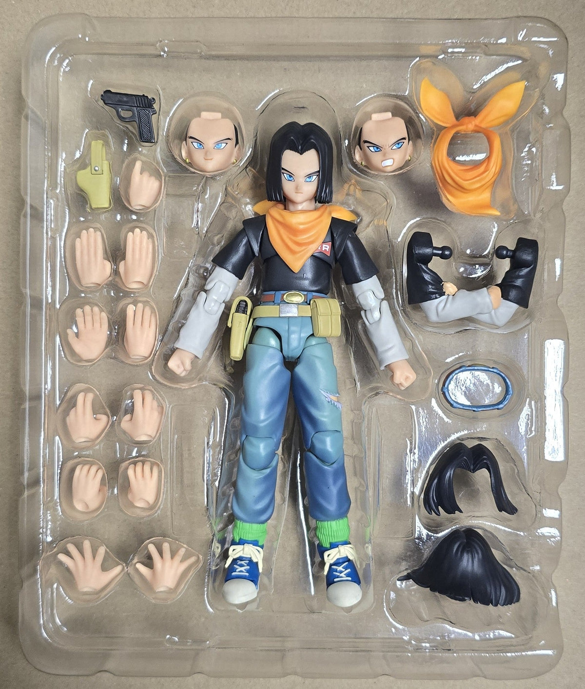 *Open Box* S.H. Figuarts Dragon Ball Z Android 17 SDCC (Event Exclusive Color) Action Figure