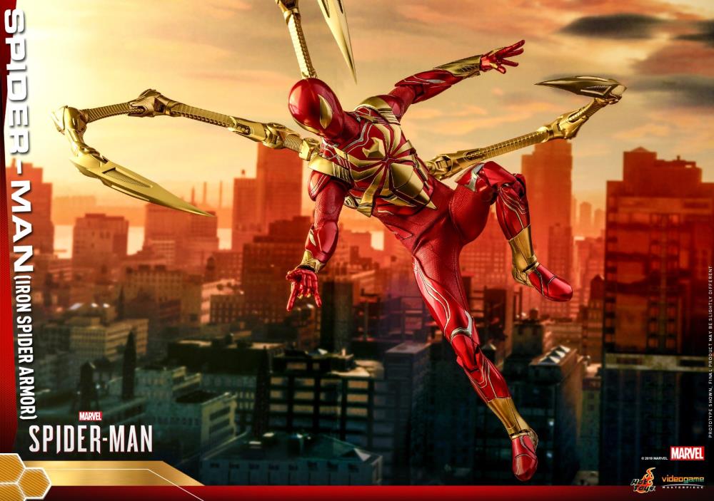 Hot Toys 1/6 2018 Spider-Man Video Game Iron Spider Scale Action Figure VGM38