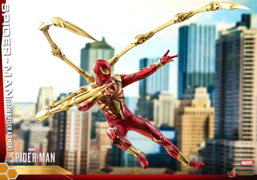 Hot Toys 1/6 2018 Spider-Man Video Game Iron Spider Scale Action Figure VGM38