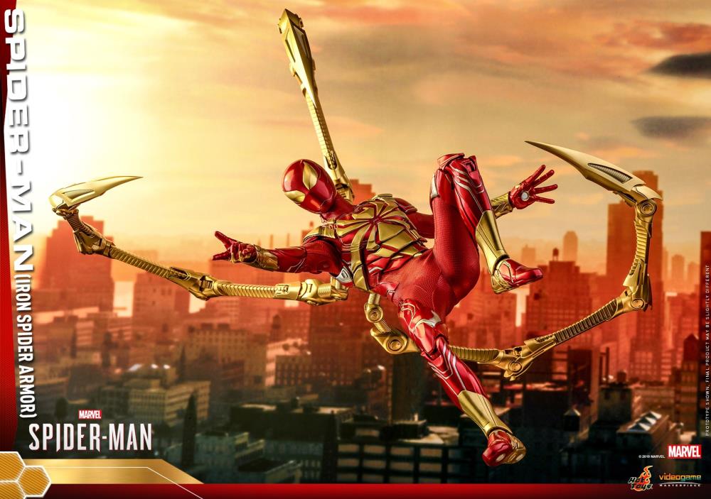 Hot Toys 1/6 2018 Spider-Man Video Game Iron Spider Scale Action Figure VGM38