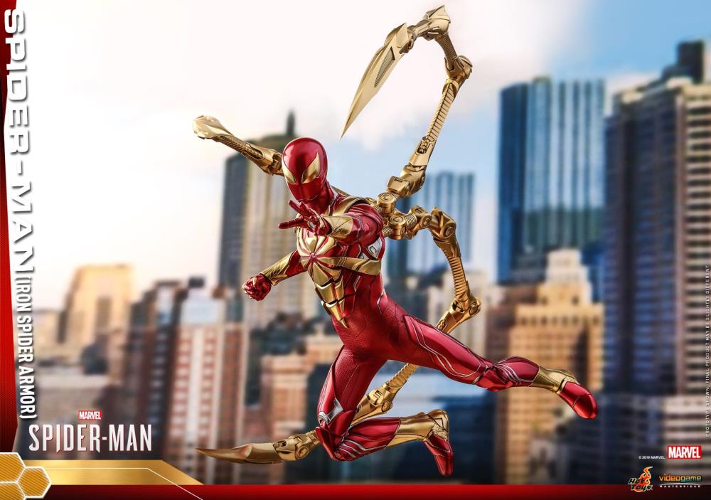Hot Toys 1/6 2018 Spider-Man Video Game Iron Spider Scale Action Figure VGM38