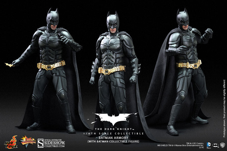 NO MAILER BOX - Hot Toys Batman Armory with Batman 12 Inch 1/6 Scale Action Figure MMS234