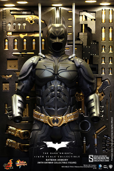 Hot Toys Batman Armory with Bruce Wayne and Alfred 12 Inch 1/6 Scale Action Figure MMS236
