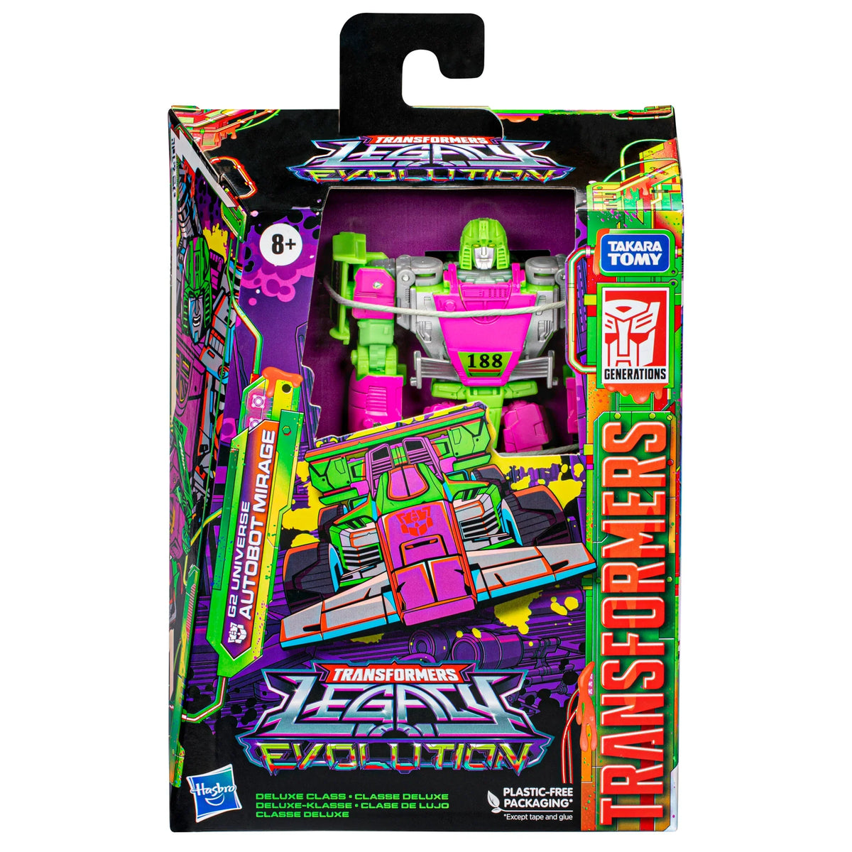 Transformers Generations Legacy Evolution Deluxe Class G2 Universe Autobot Mirage Action Figure