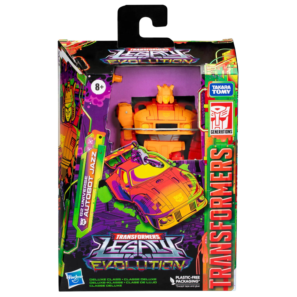 Transformers Generations Legacy Evolution Deluxe Class G2 Universe Autobot Jazz Action Figure