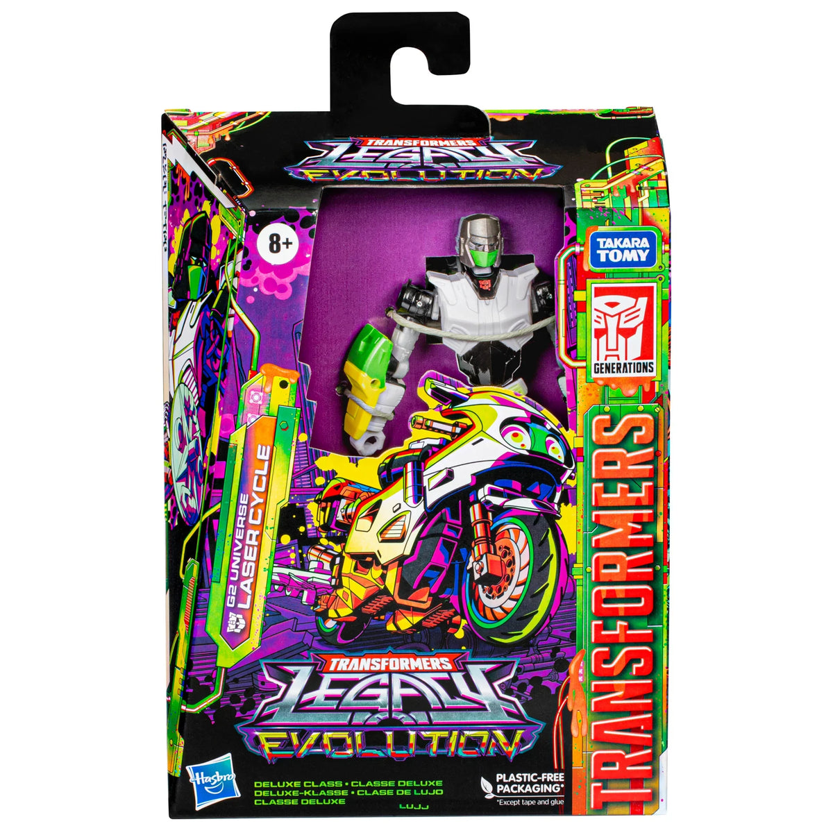 Transformers Generations Legacy Evolution Deluxe Class G2 Universe Autobot Laser Cycle Action Figure