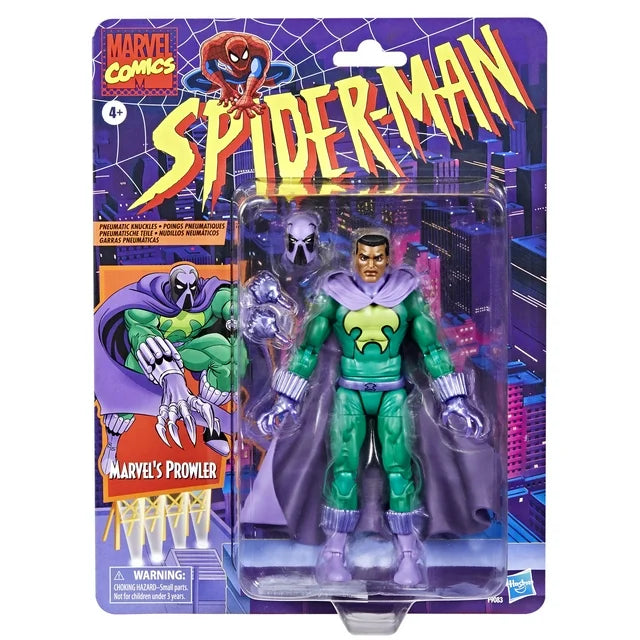 Marvel Legends Vintage Retro Series Spider-Man Marvel's Prowler Action Figure