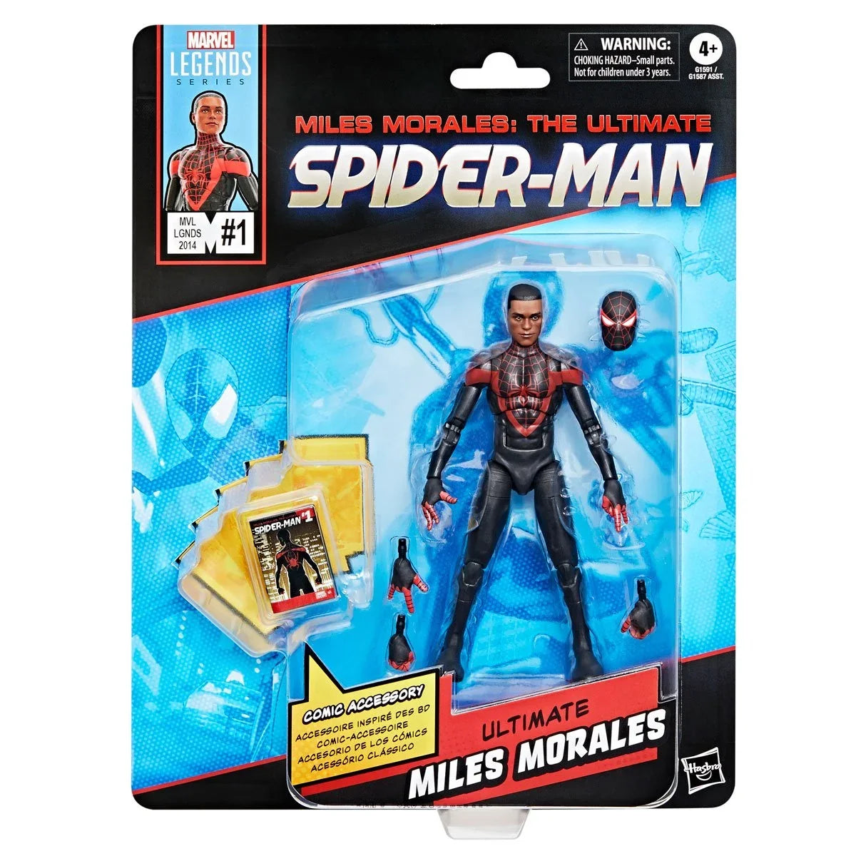 Marvel Legends Ultimate Spider-Man Miles Morales Comics Action Figure