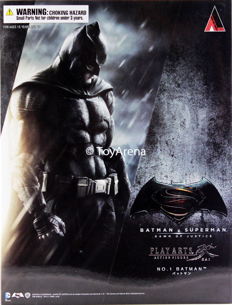 DC Universe Batman V Superman Dawn of Justice Batman Variant Play Arts Kai Action Figure *Open Box*