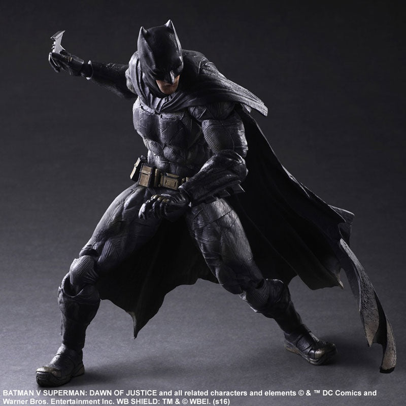 DC Universe Batman V Superman Dawn of Justice Batman Variant Play Arts Kai Action Figure *Open Box*