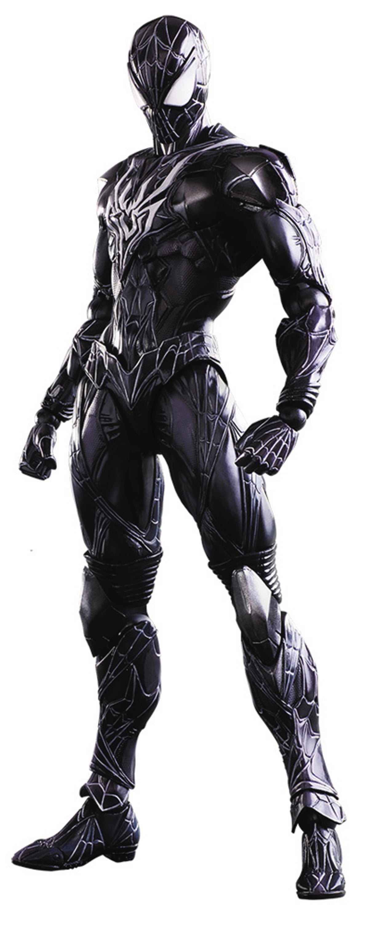 Marvel Universe Spider-Man Limited Color Ver. (Black Suit) Variant Play Arts Kai Action Figure