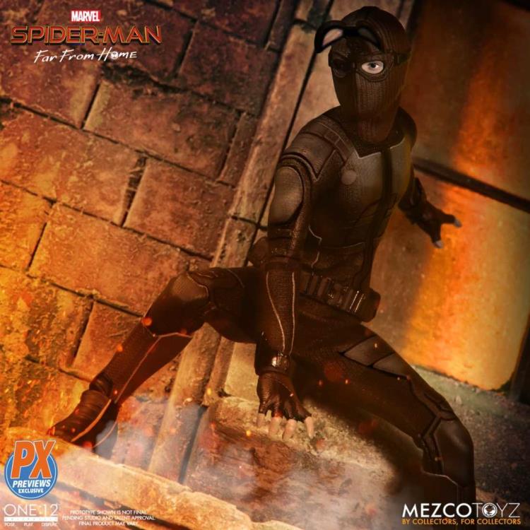 Mezco Toyz ONE:12 Collective Spider-Man (Stealth Suit) PX Preview Exclusive Action Figure