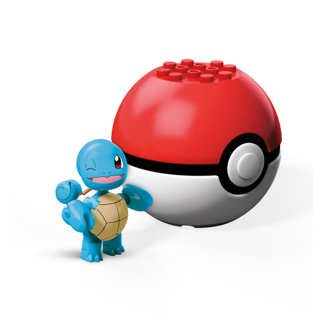 Mega Construx Pokemon Buildable Squirtle Figure & Poke Ball