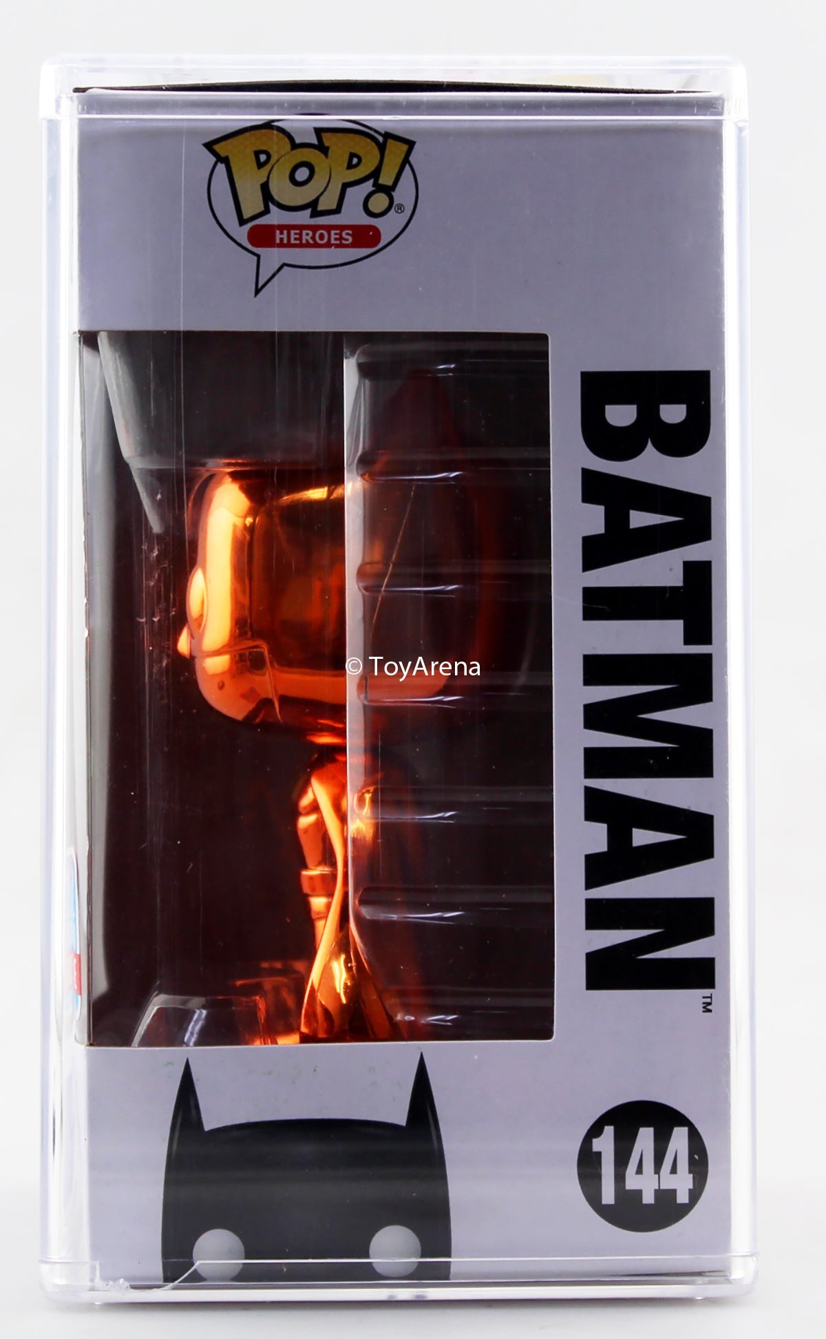 Funko Pop Orange Chrome Batman NYCC 2018 Exclusive with Hard Case
