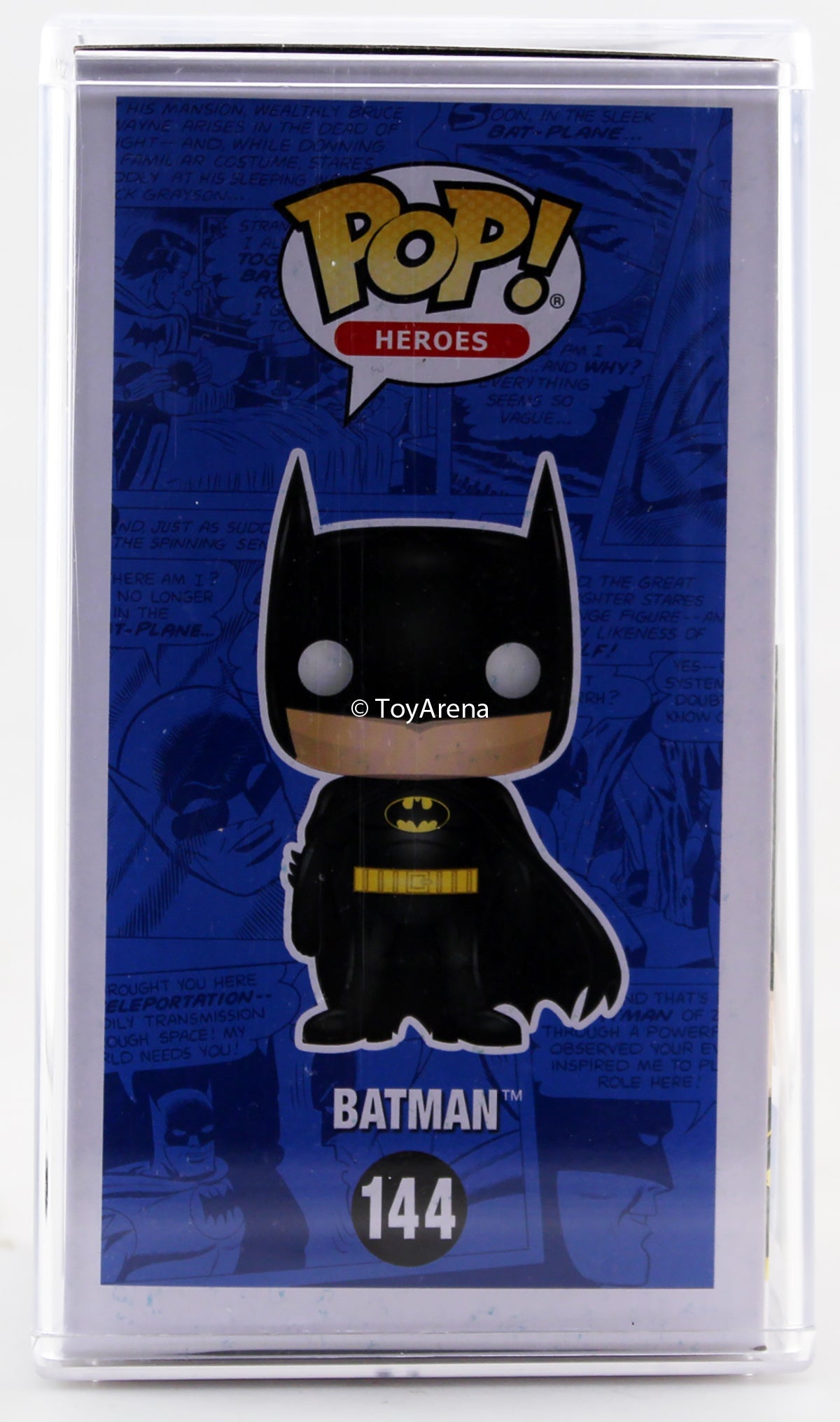 Funko Pop Orange Chrome Batman NYCC 2018 Exclusive with Hard Case