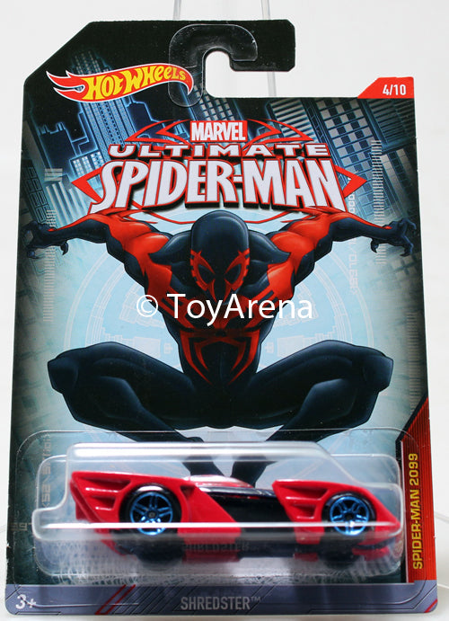 Hot Wheels Marvel Ultimate Spider-Man 2015 Shredster 1/64 Rare Die-Cast