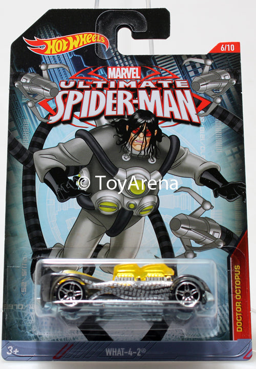 Hot Wheels Marvel Ultimate Spider-Man 2015 What-4-2 1/64 Rare Die-Cast